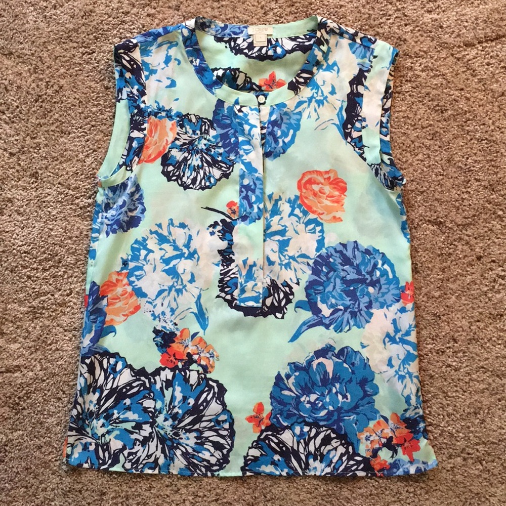 J. Crew Sleeveless Blouse